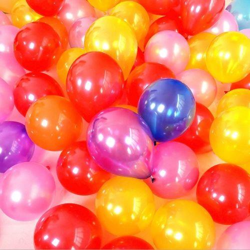Metalik Balon Karışık Renk 20 adet