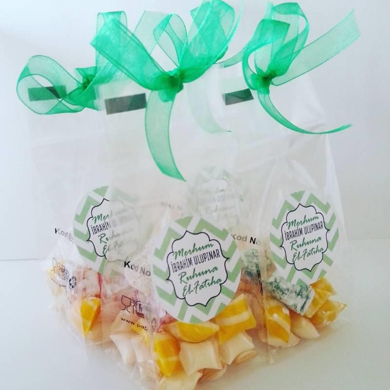50 ADET PAKETLİ KURDELELİ ETİKETLİ LOLLY MEVLÜT ŞEKERİ 30 gr M07