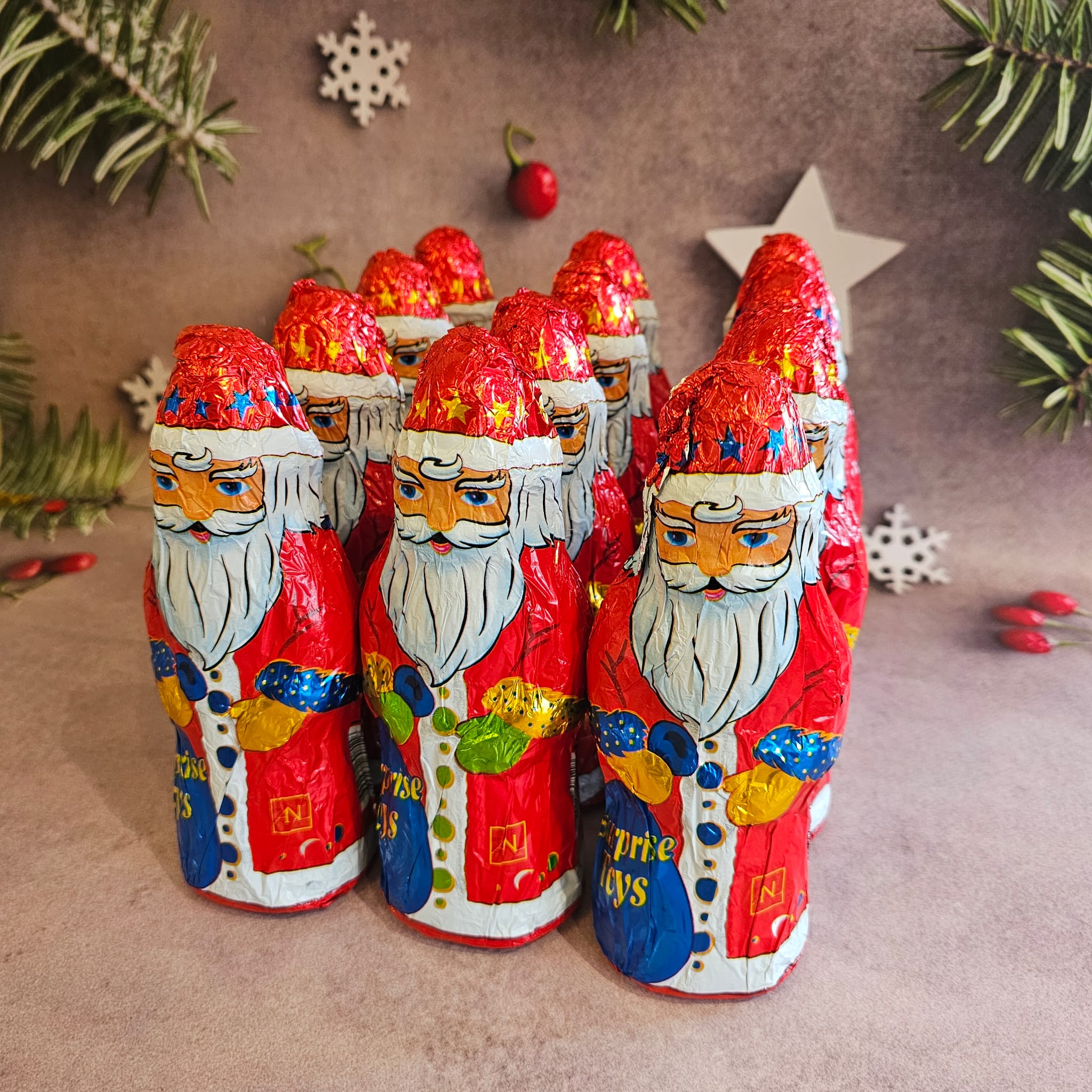 Dev Noel Baba Çikolata 12 ad 120 gr Toptan