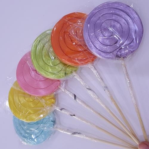 50 Adet Sosyete Lolipop Şekeri Tek renk Pembe Mavi Yeşil Sarı Mor Turuncu L49