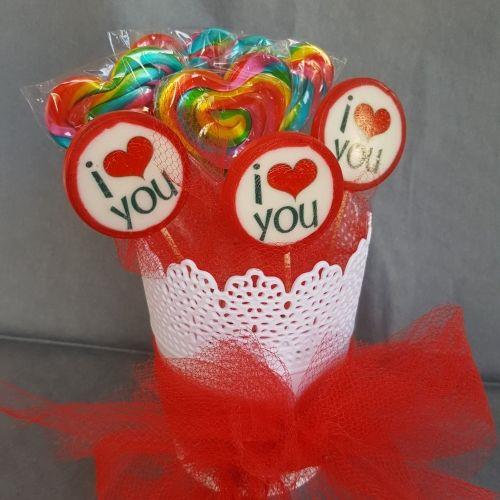 I love You Şeker Buketi