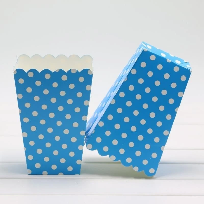 Popcorn Kutusu Mavi 8 Adet