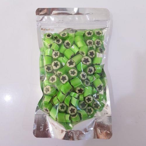 YILDIZ DESENLİ YEŞİL LOLLY ŞEKER ELMA AROMALI 250 GR