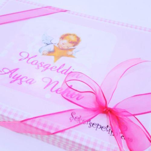 Hoşgeldin Bebek Çikolatası 48 Adet Kutulu Madlen EC33