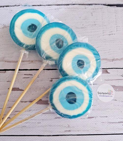 NAZAR LOLLY LOLİPOP ŞEKER 6 adet