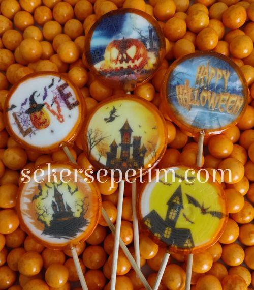 Halloween Lolipop Şeker 6 Adet