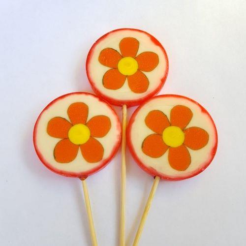 6 ADET GÖKKUŞAĞI PAPATYA LOLLY LOLİPOP ŞEKER