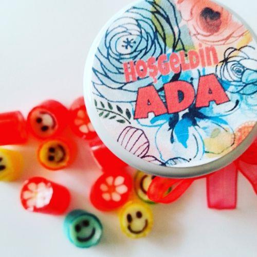 24 ADET ETİKETLİ KURDELELİ KAVANOZ LOLLY ŞEKER  BSH01