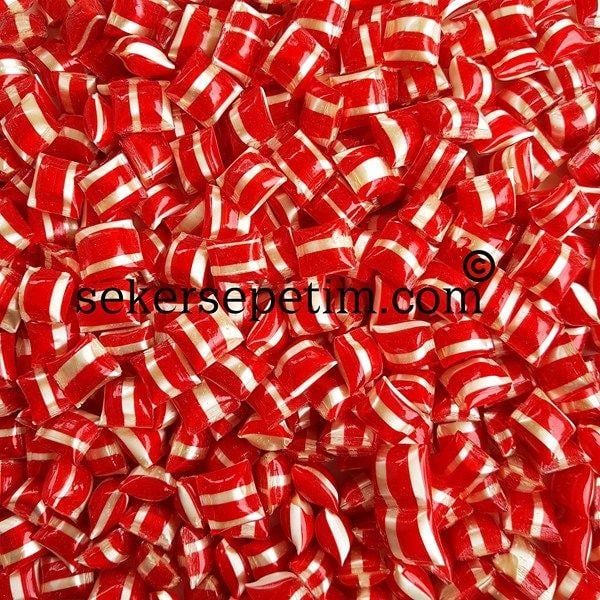 KIRMIZI BEYAZ AKİDE ŞEKERİ 250 gr.