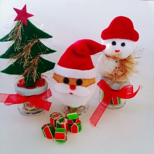 12 ADET YENİ YIL TEMALI KAVANOZ LOLLY YY34