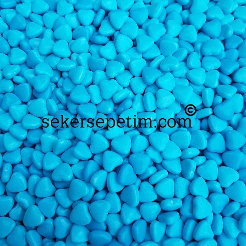 Kalp Draje Şeker Mavi 250 gr