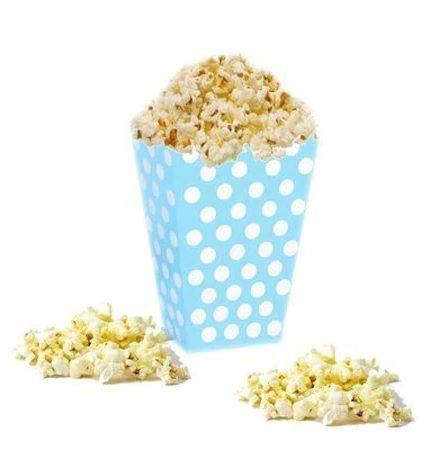 Popcorn Kutusu Mavi 8 Adet