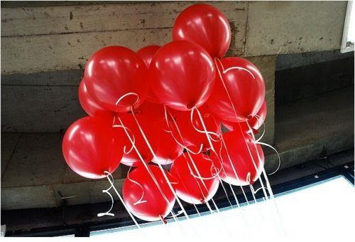 KIRMIZI BALON METALİK 10 Adet
