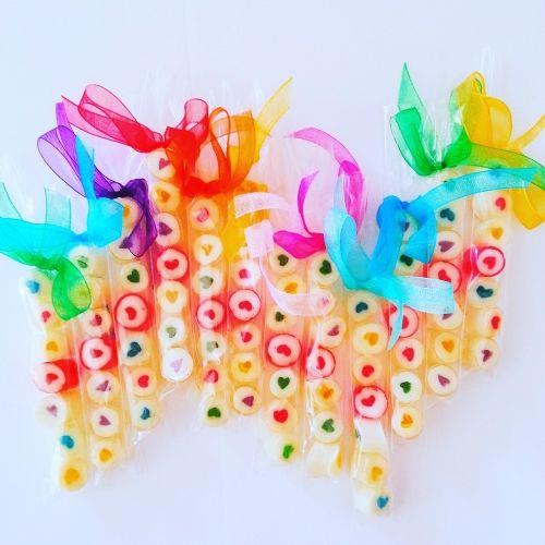 24 Adet KURDELELİ PARMAK LOLLY CANDY PL07