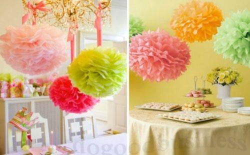 PONPON ÇİÇEK 5 ADET