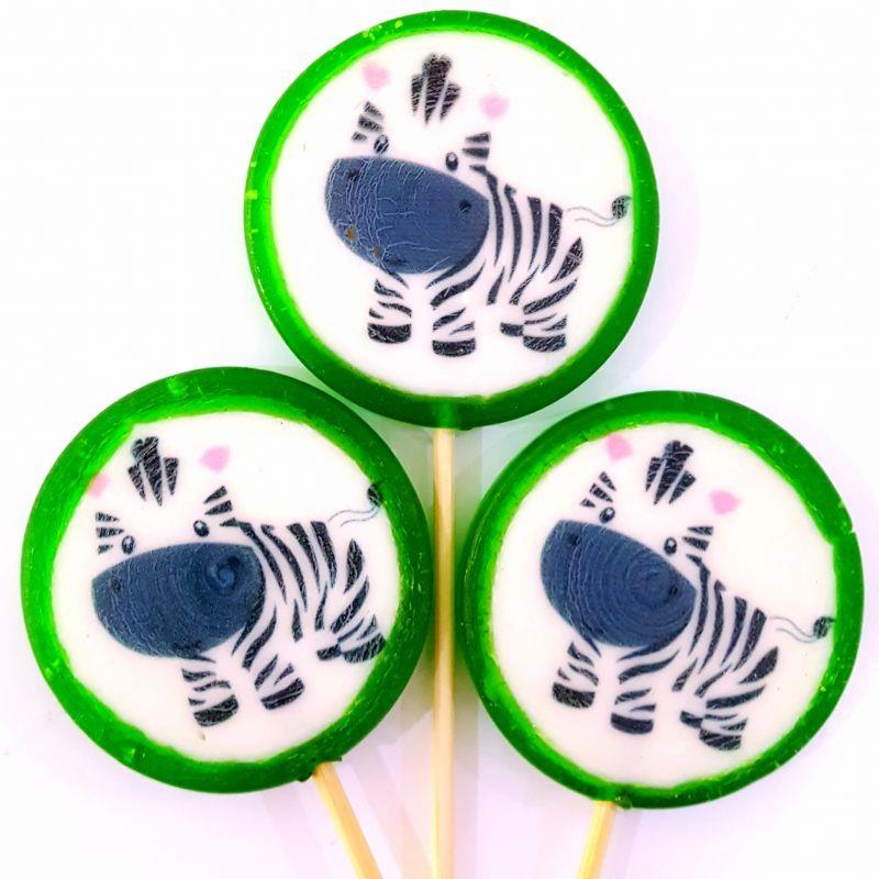 ZEBRA LOLİPOP ŞEKER 6 Adet