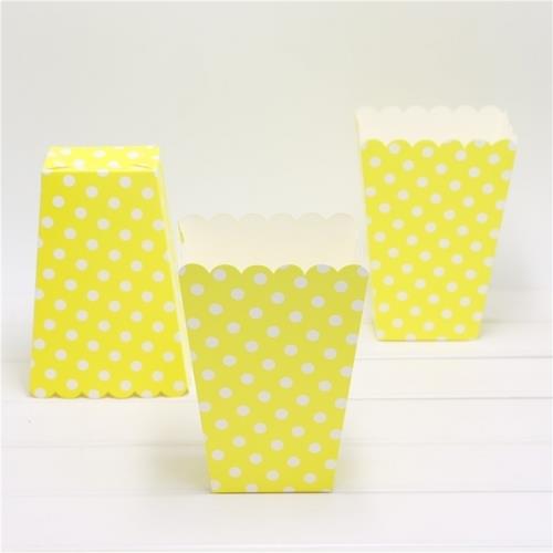 Popcorn Kutusu Sarı 8 Adet