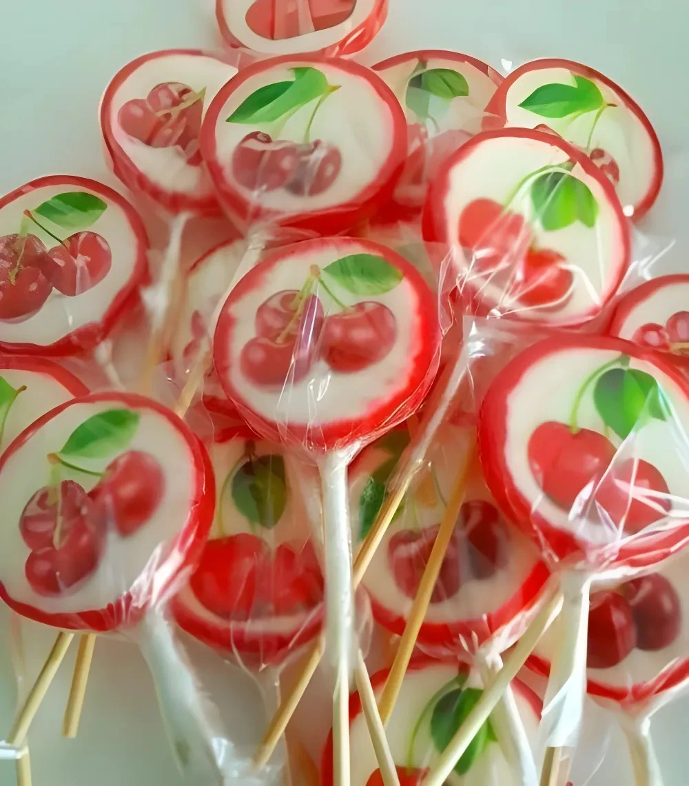 Vişne Lolipop Şeker 6 adet