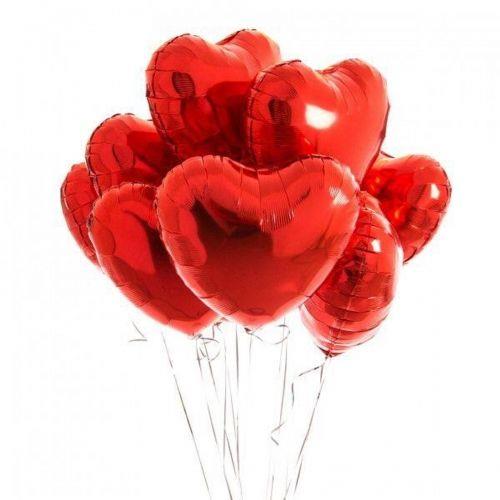 Kırmızı Kalp Folyo Balon 18 inch