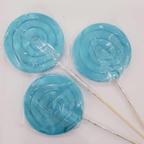 12 Adet Sosyete Lolipop Şekeri Tek renk Mavi L29