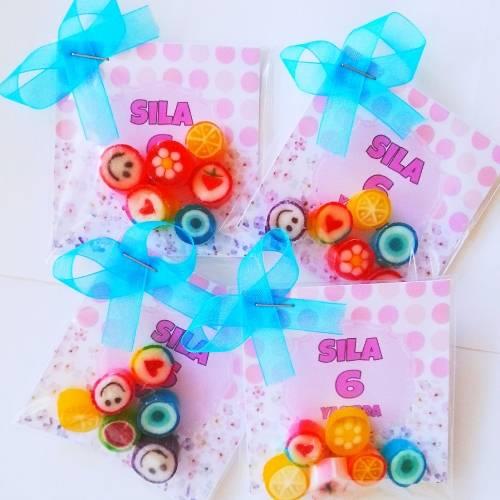 24 ADET KARTLI 5'li LOLLY PAKET KIZ BEBEK ŞEKERİ 164