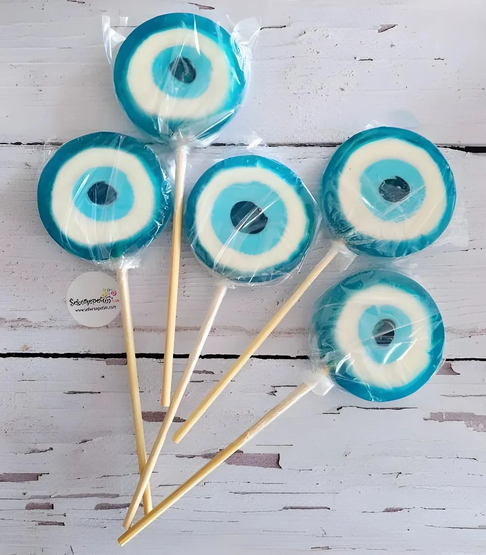 NAZAR LOLLY LOLİPOP ŞEKER 6 adet