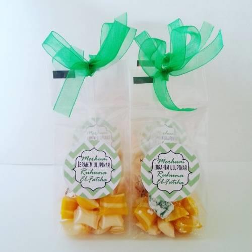 50 ADET PAKETLİ KURDELELİ ETİKETLİ LOLLY MEVLÜT ŞEKERİ 30 gr M07