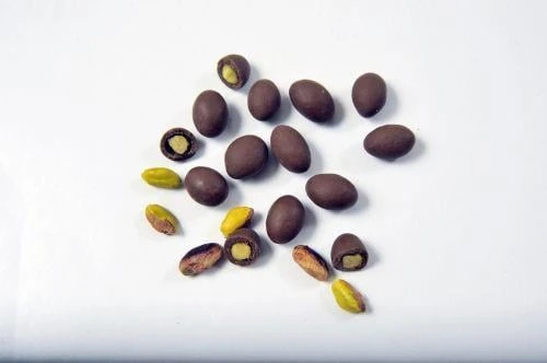 ÇİKOLATA KAPLI FISTIK  DRAJE SÜTLÜ (MAT FISTIK) 10 KG