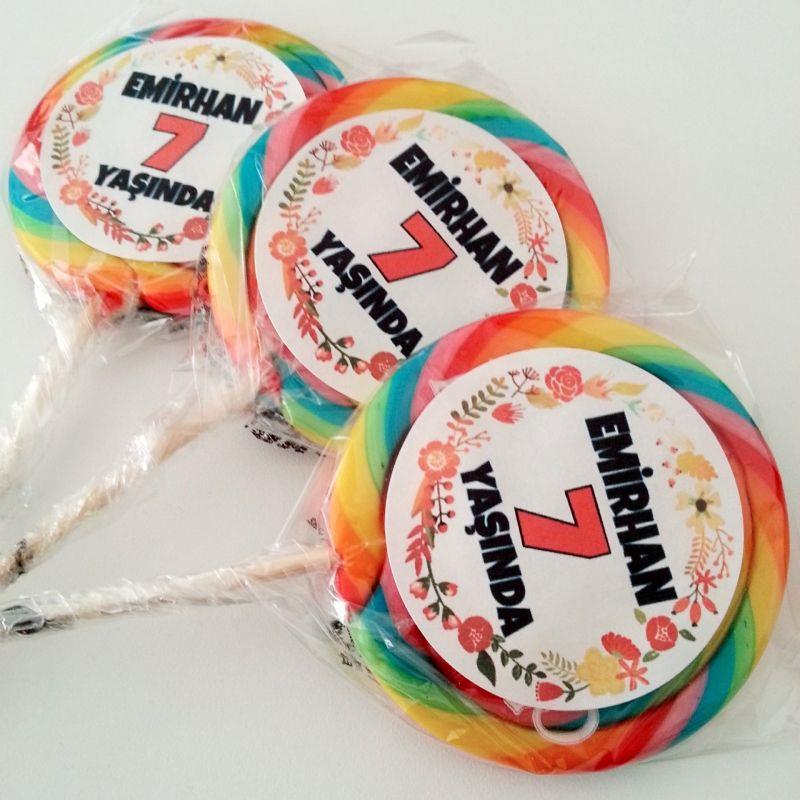 24 ADET ETİKETLİ LOLİPOP ŞEKER L27