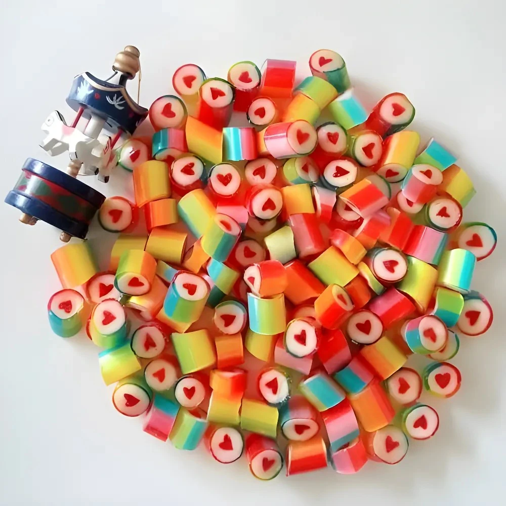 GÖKKUŞAĞI KALP LOLLY TROPİK MEYVELi 250 GR