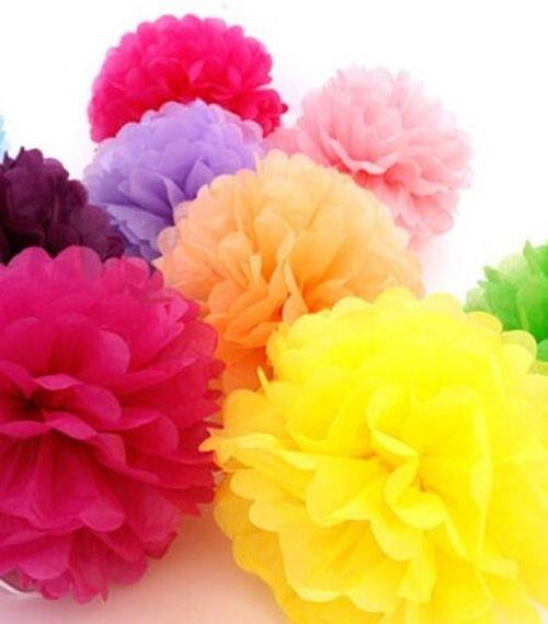 PONPON ÇİÇEK 5 ADET