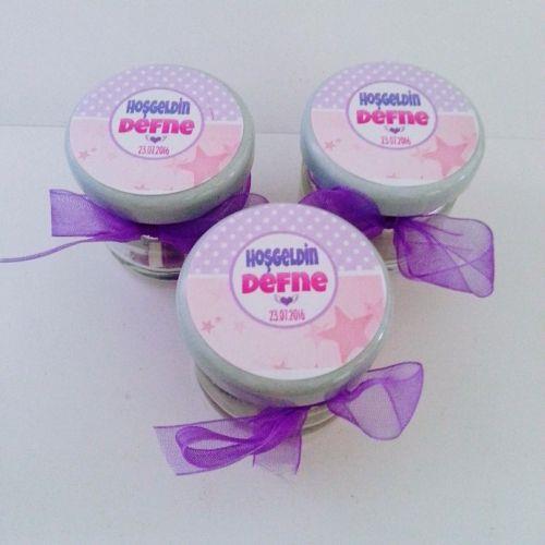 KAVANOZLU  LOLLY ŞEKER + MELEK KECE MAGNET 85