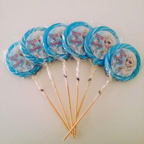 24 ADET FROZEN ELSA ETİKETLİ LOLİPOP ŞEKER L38