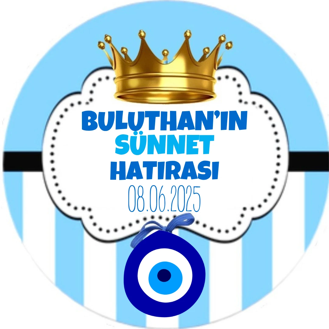 ETİKET ERKEK BEBEK  24 Adet