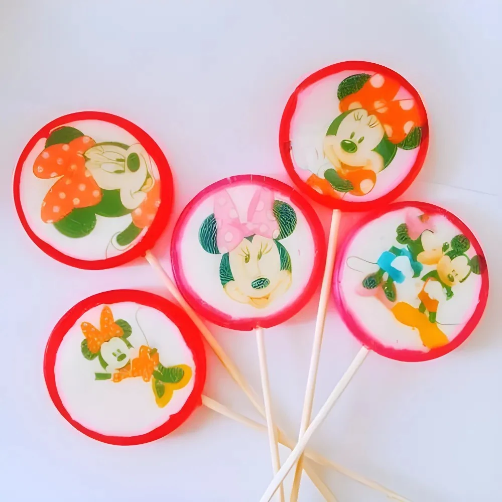 MİNNİE MOUSE LOLİPOP ŞEKERİ 6 Adet