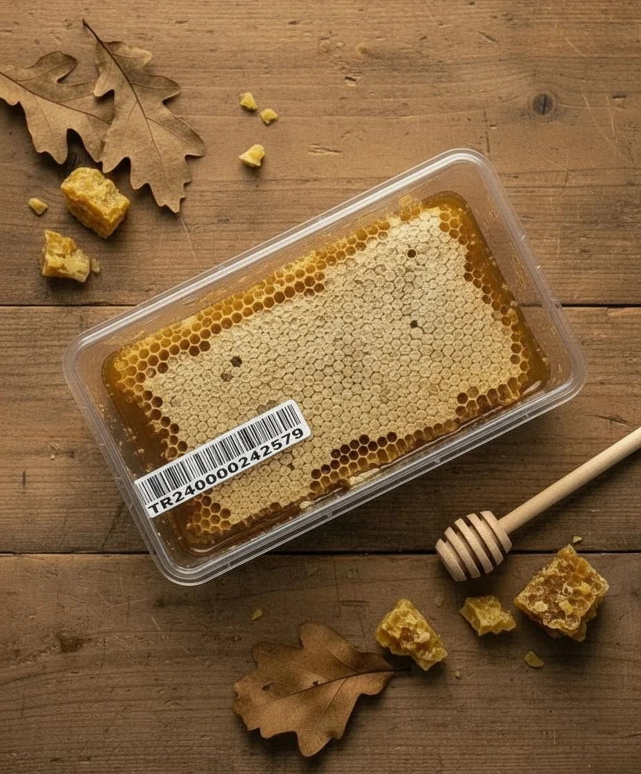 Şekersiz Çiçek Balı Kesme Çerçeve 800 Gr