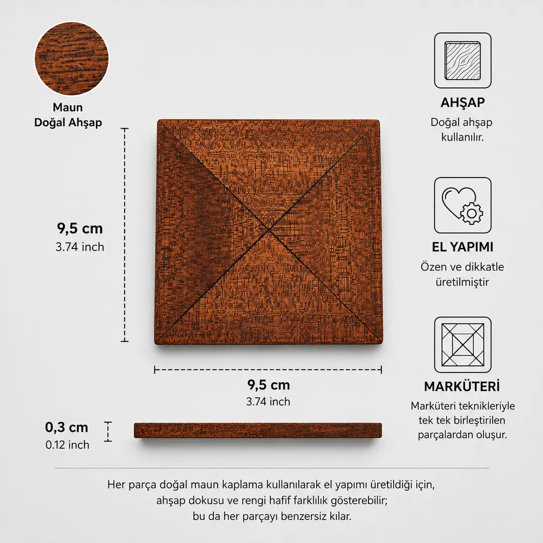 Mimoza Collection - Bardak Altlığı 4'lü Set görsel 3