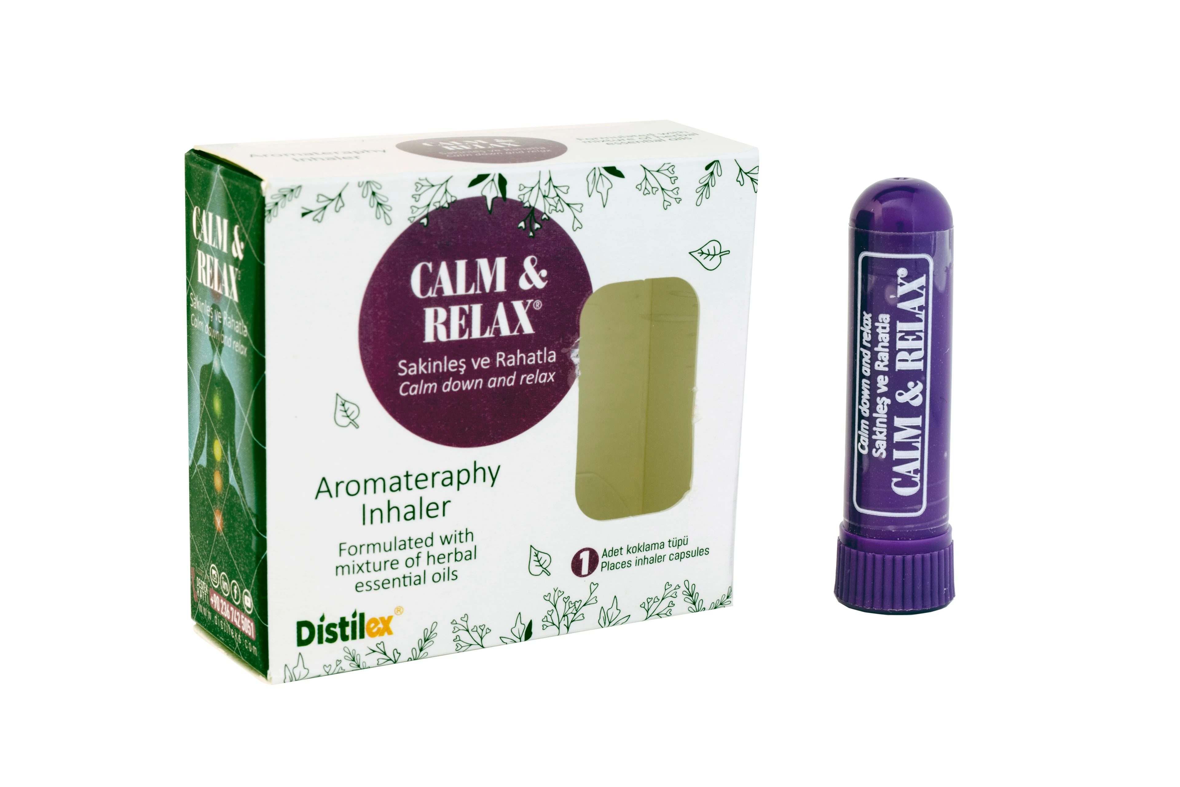 CALM & RELAX İNHALER KOKLAMA TÜPÜ