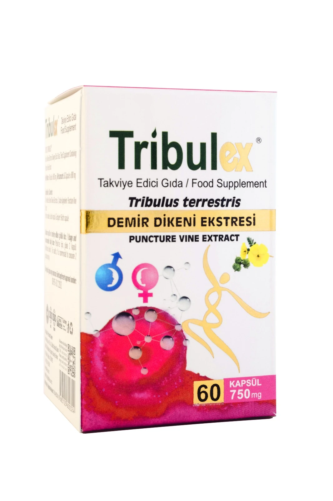 Tribulex 60 Kapsül 750 mg (Demir dikeni ekstresi içerir)
