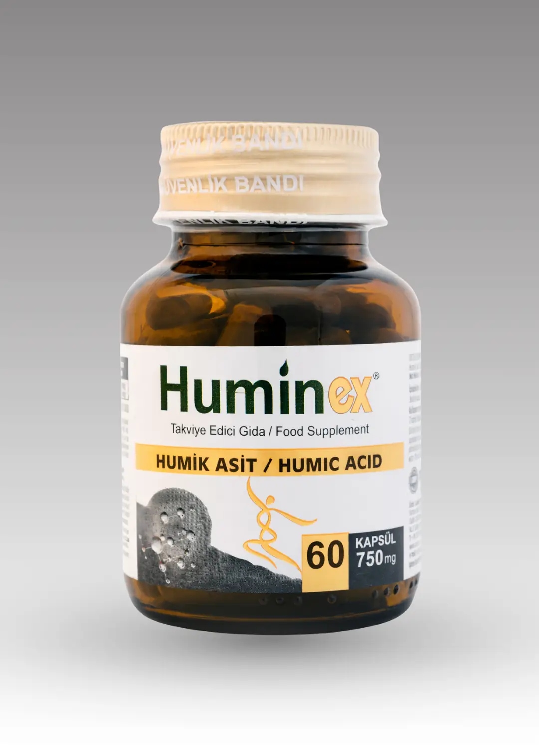 Humicet Tablet Huminex® Humik Asit İçeren 60 Kapsül Takviye Edici Gıda