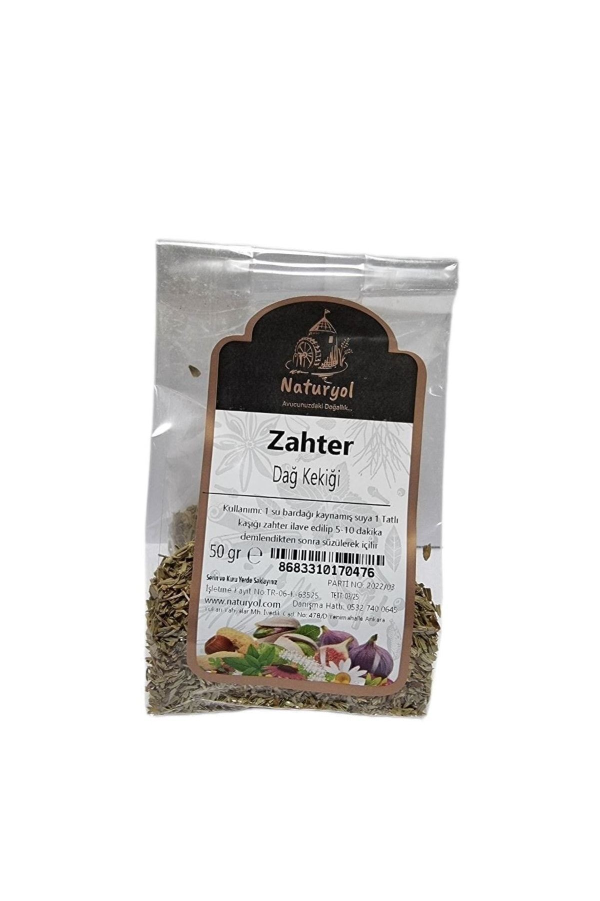 Zahter Çayı 50 gr Bitki Çayı