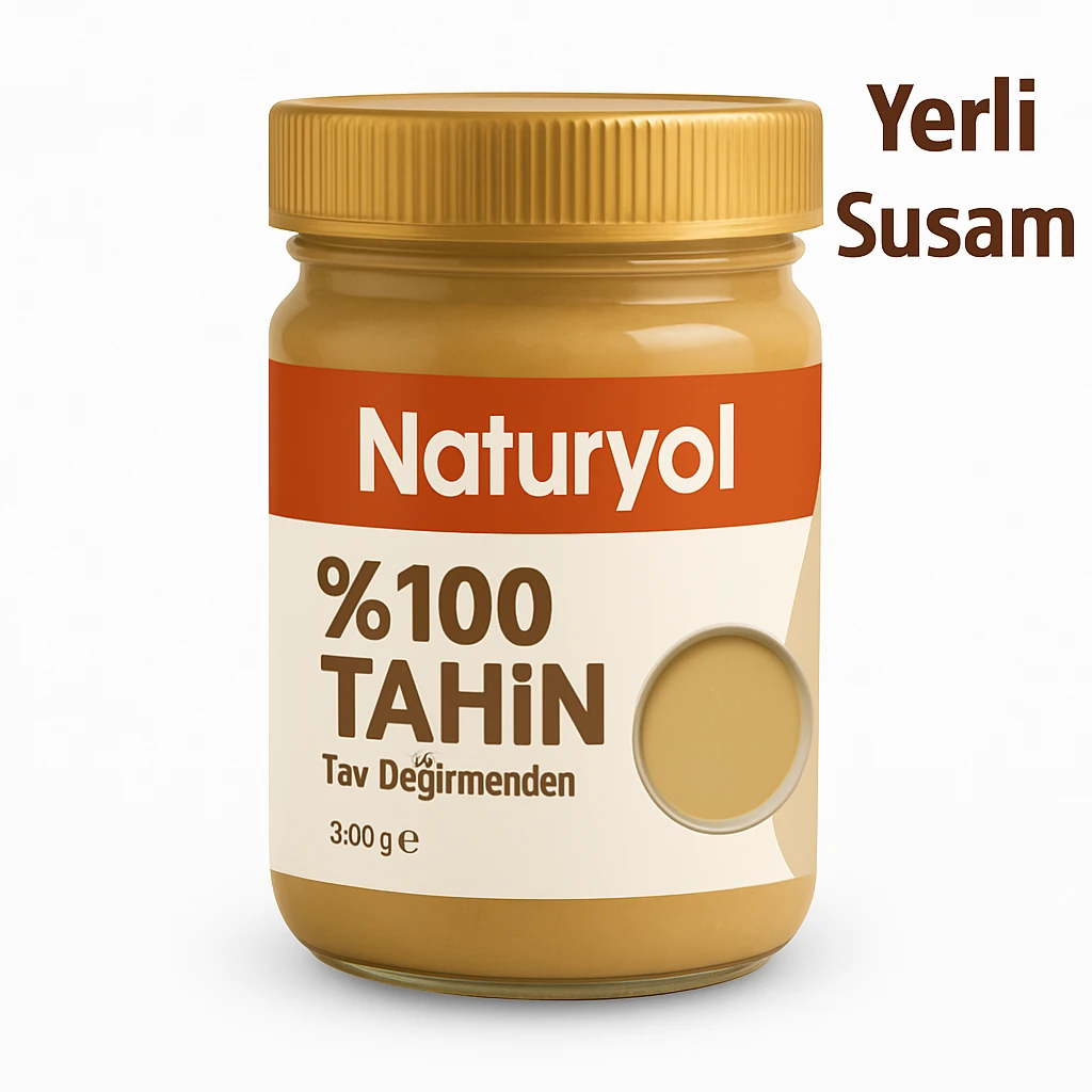 Yerli Susam  Tahin Katkısız, Sade, Glutensiz, Vegan, 300 g