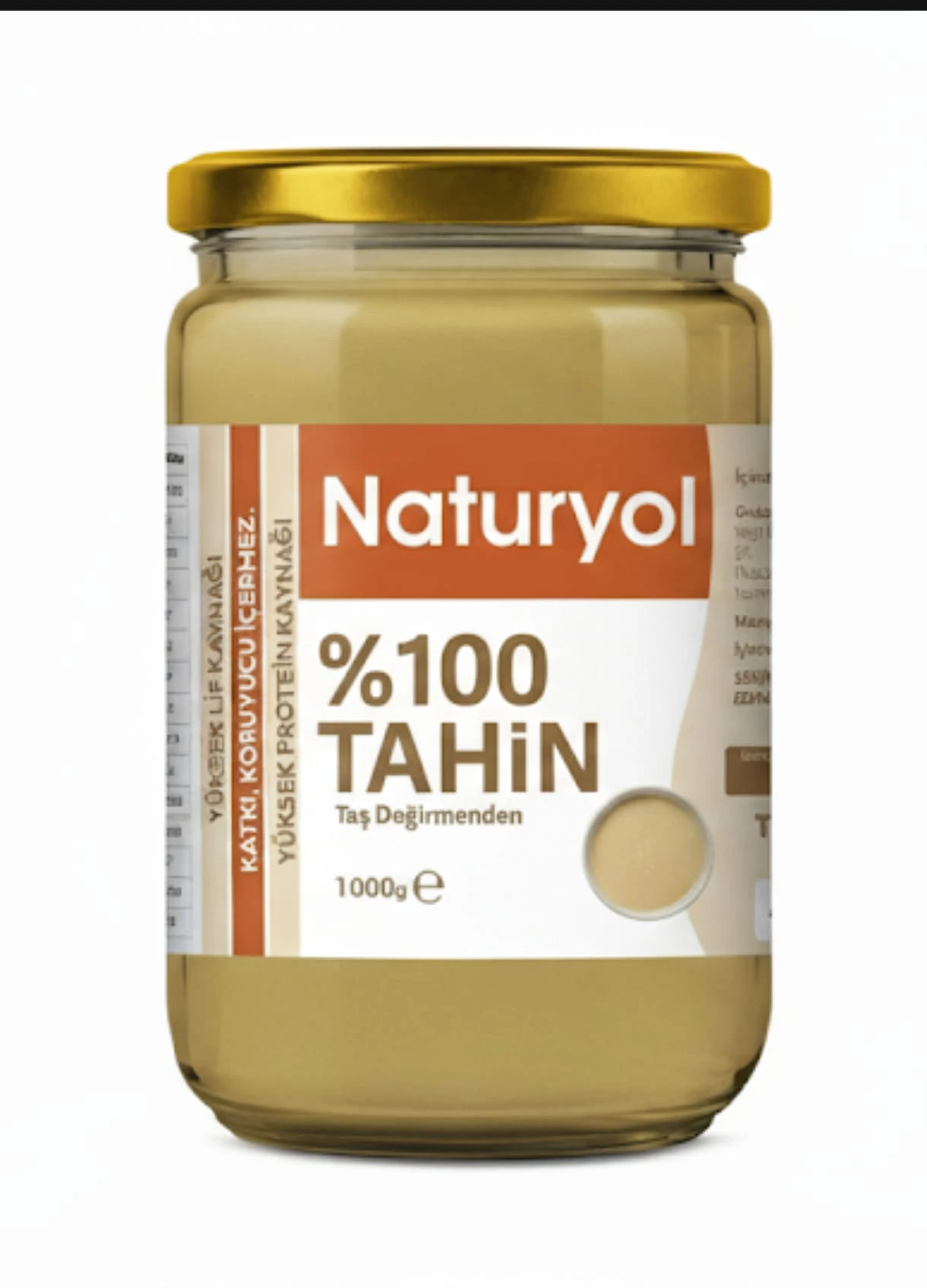 Yerli Susam Tahin Katkısız, Sade, Glutensiz, Vegan, 1000 g