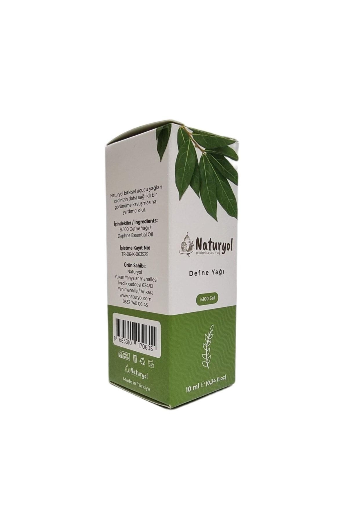 Naturyol Defne Yağı Yüzde 100 Doğal - 10 ml