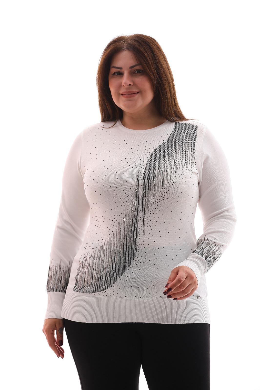 Yağmur Damlası Soğuk Triko Kazak