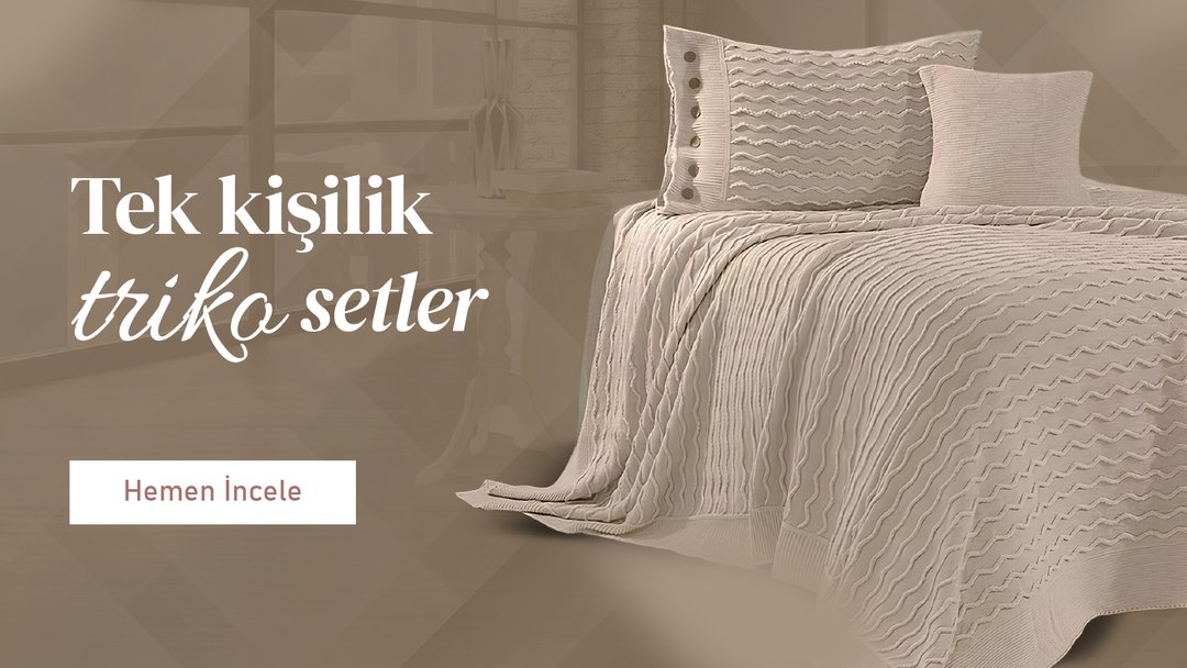 Tek Kişilik Triko Setleri