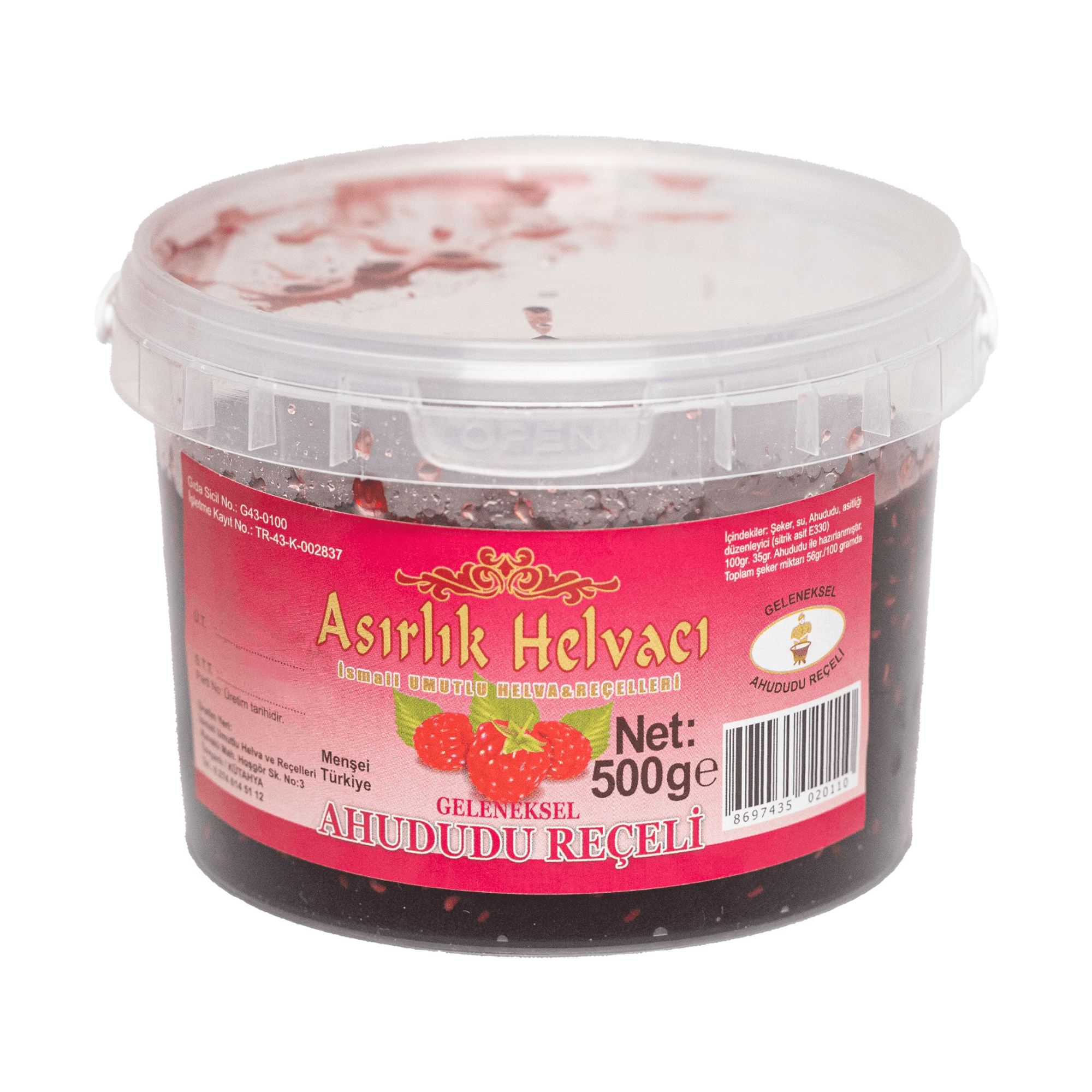 Taze Ahududu Reçeli - 500g