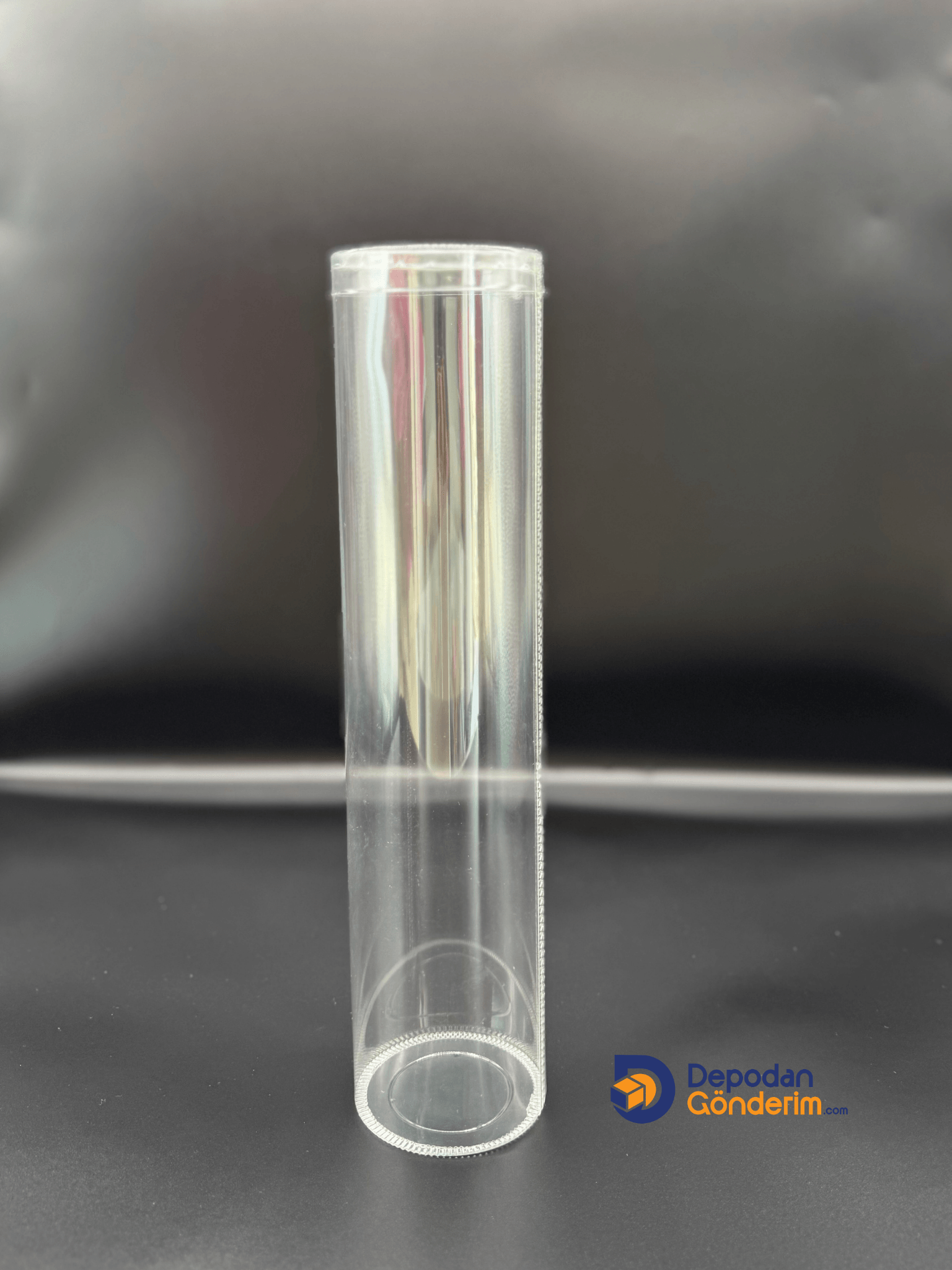 DP21 70*300  Silindir Plastik Kurabiye Kabı  
