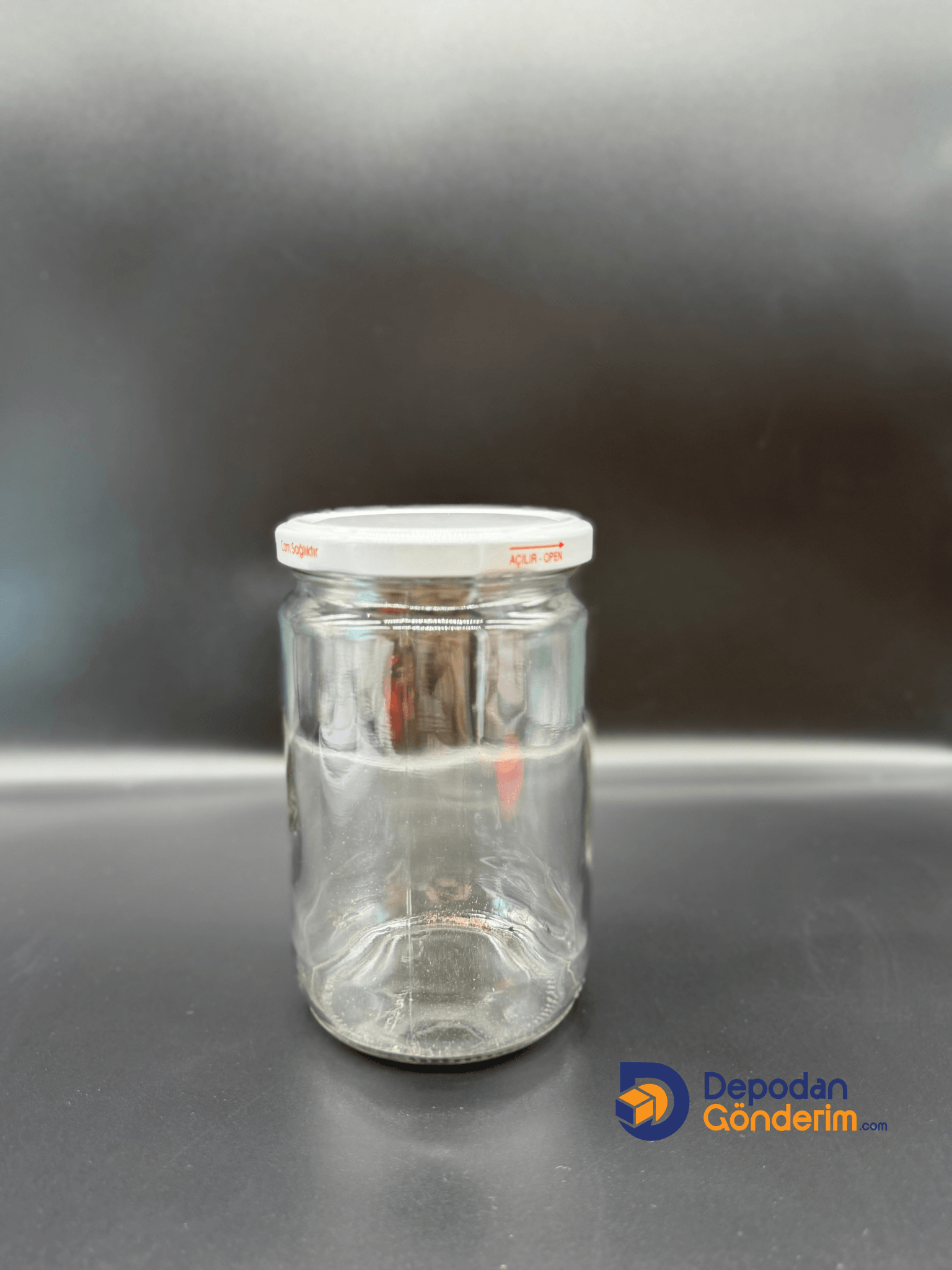 DP204 660cc Kavanoz Beyaz Kapaklı