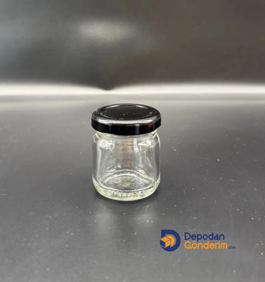 DP237 40cc Kavanoz Siyah Kapaklı